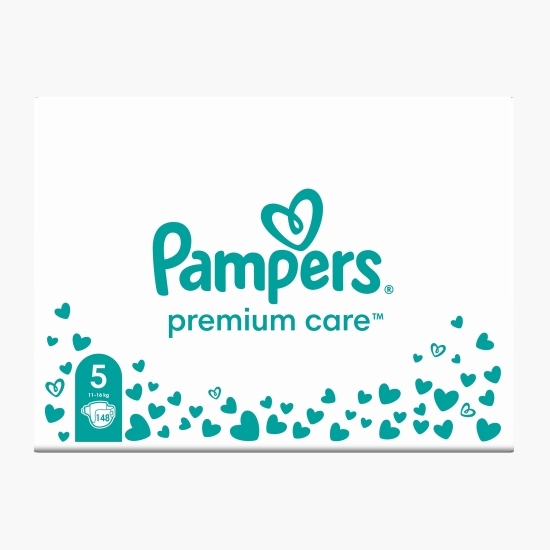 Scutece Premium Care XXL, mărimea 5, 11-16 kg, 148 buc