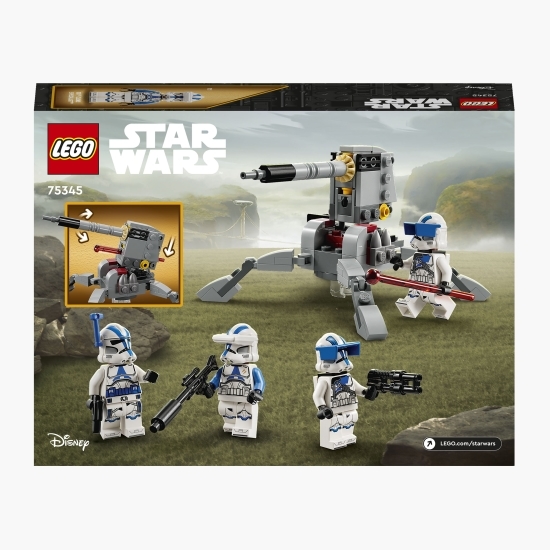 Pachet de luptă Clone Troopers™ divizia 501, 75445 Star Wars, 119 piese, +6 ani