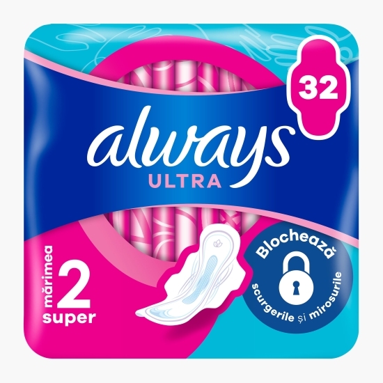 Absorbante Ultra Super Quattro 32 buc