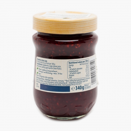 Dulceață extra de zmeură 340g