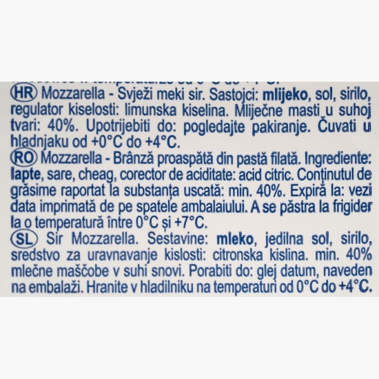 Brânză mozzarella 100g