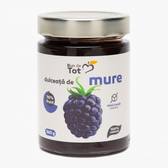 Dulceață de mure fără zahăr adăugat 360g