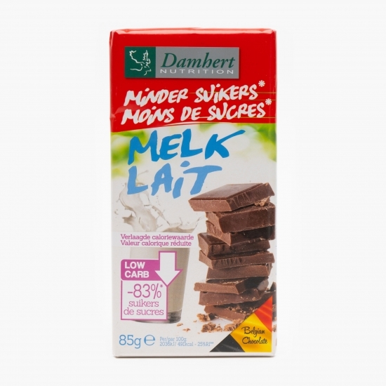 Ciocolată cu lapte, fără zahăr adăugat, 85g