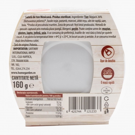 Salată de ton mexicană 160g