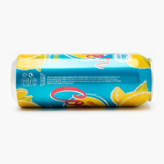 Bere blondă fără alcool cu aromă de lămâie doză 0.5l
