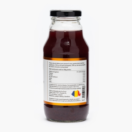 Suc de pere și mure fără zahăr adăugat 0.33l