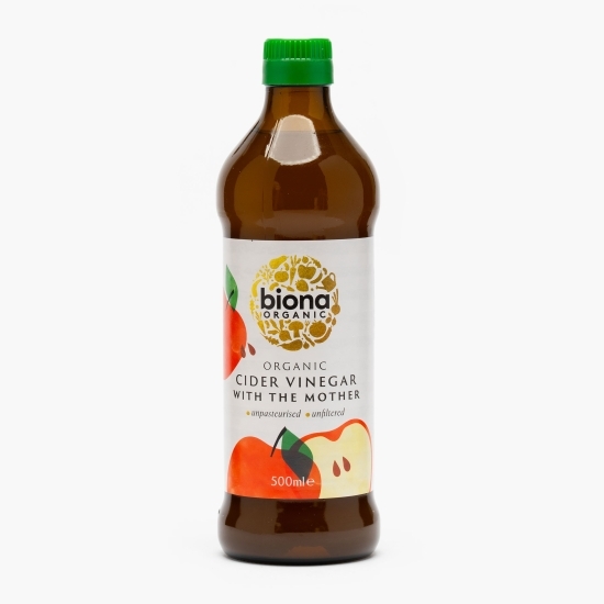 Oțet din cidru de mere nefiltrat eco 0.5l