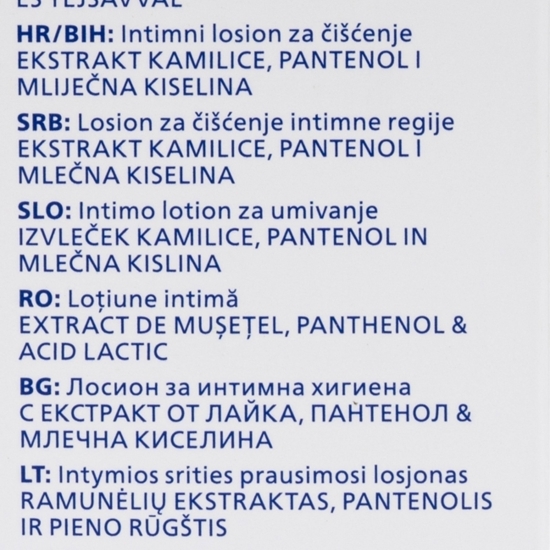 Loţiune intimă Intimo Sensitive 0.25l