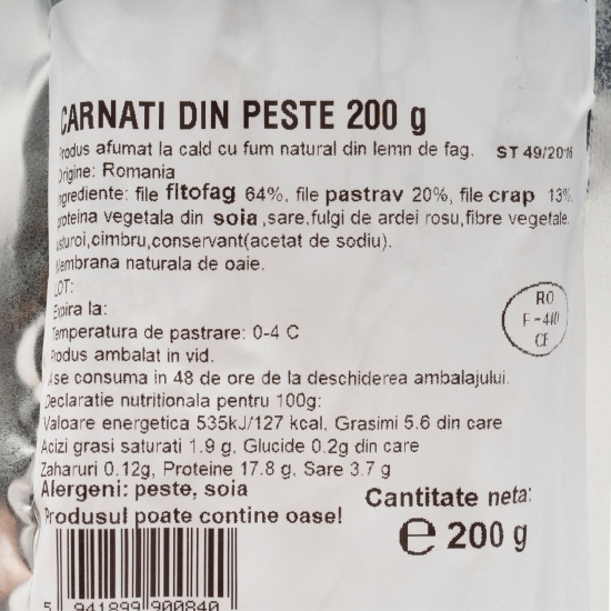 Cârnați din pește 200g