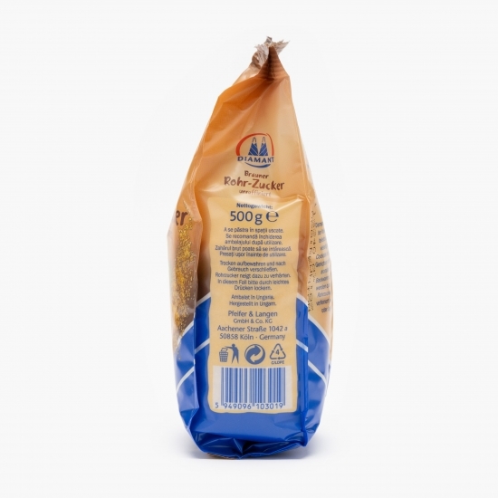 Zahăr brun din trestie de zahăr 500g