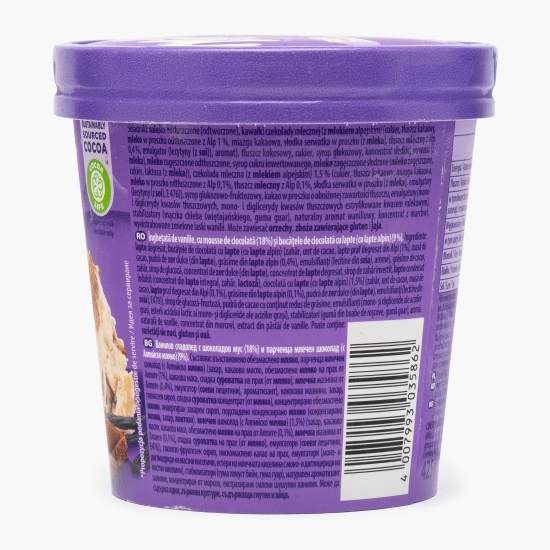 Înghețată de vanilie cu mousse de ciocolată 425ml (297g)