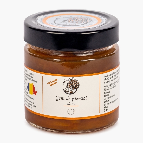 Gem de piersici fără zahăr 240g