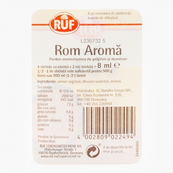 Esență rom 4x2ml