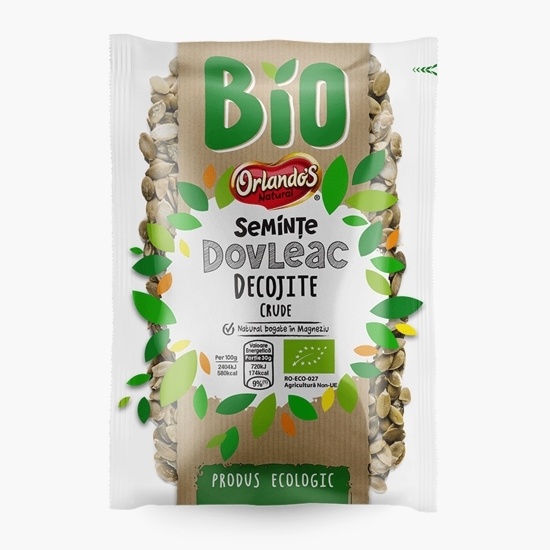 Semințe de dovleac decojite, crude, eco 100g