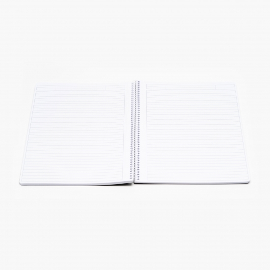 Caiet dictando, A4, copertă PP, cu spiră, 100 file, 60 g/mp, Black