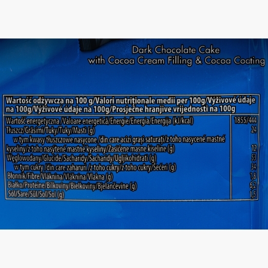 Mini Prăjituri cu ciocolată neagră și cremă de cacao 162g