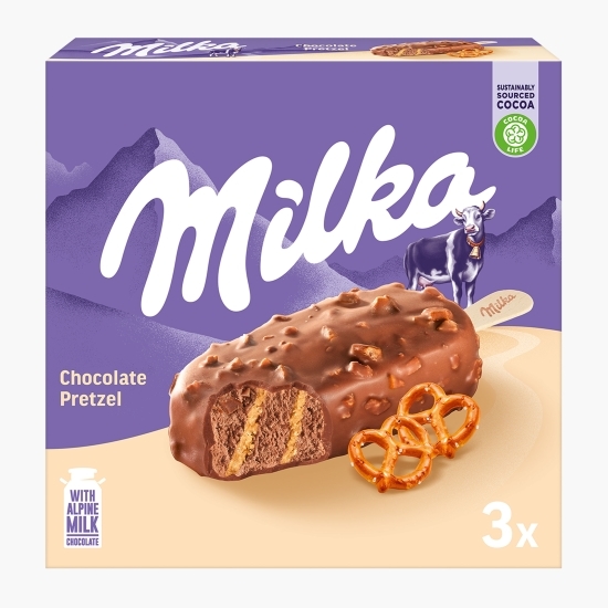Înghețată Chocolate Pretzel 3x90ml (3x67g)