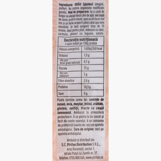 Bulgur întreg 500g