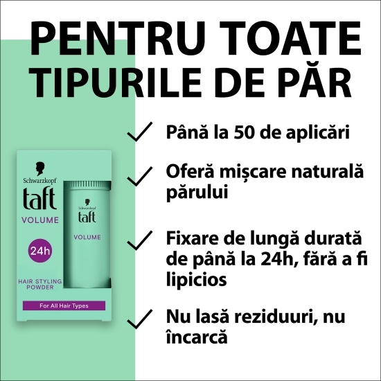 Pudră de volum pentru toate tipurile de păr 10g
