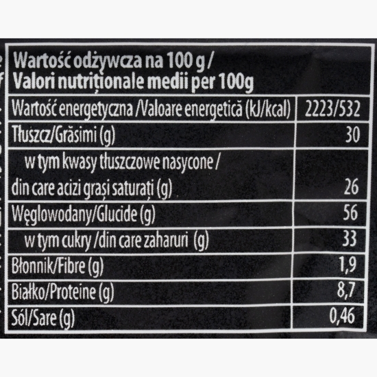 Napolitană cu cremă de cacao și bucăți de arahide 29g