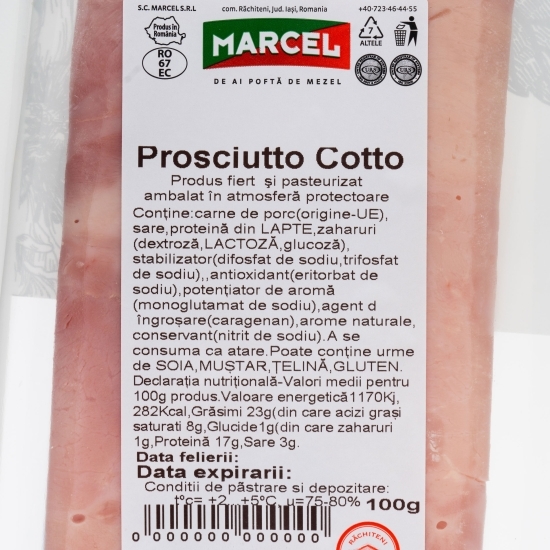 Prosciutto Cotto 100g