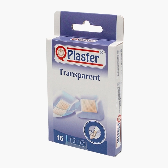 Plasturi rezistenți la apă, transparenți 16 buc