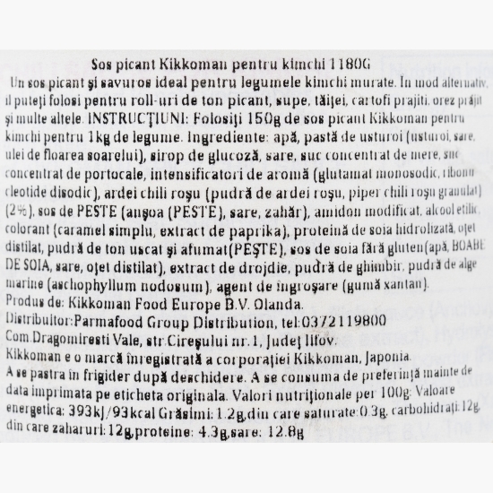 Sos picant pentru kimchi 1.180ml