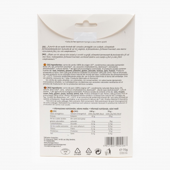 Salam eco cu boia dulce 70g