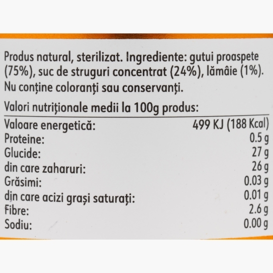 Gem de gutui fără zahăr 230g
