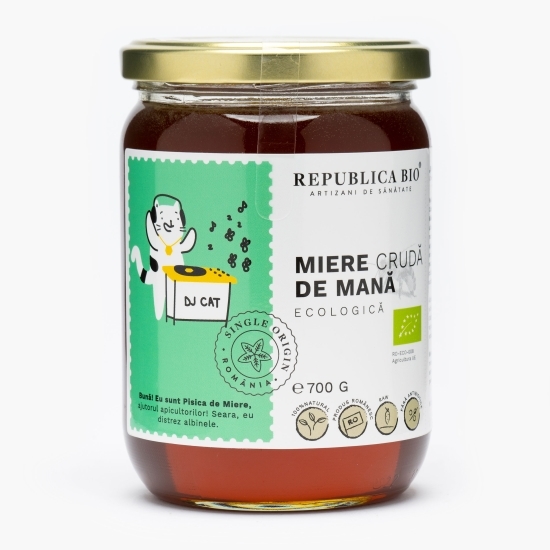 Miere de mană crudă, ecologică 700g