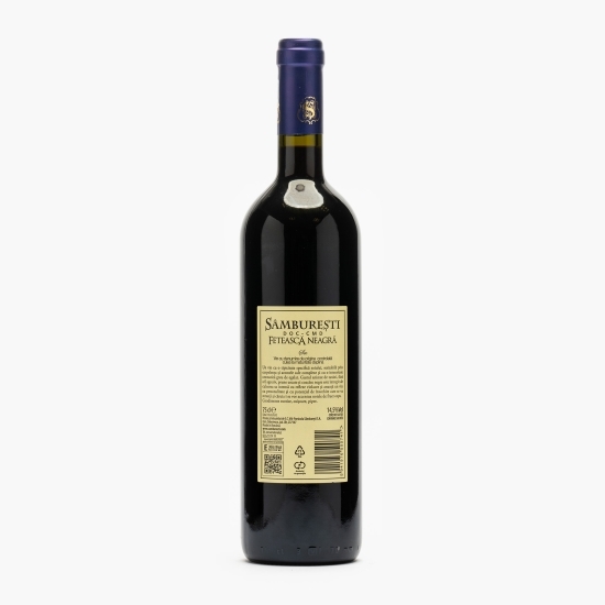 Vin roșu sec Fetească Neagră, 14.5%, 0.75l