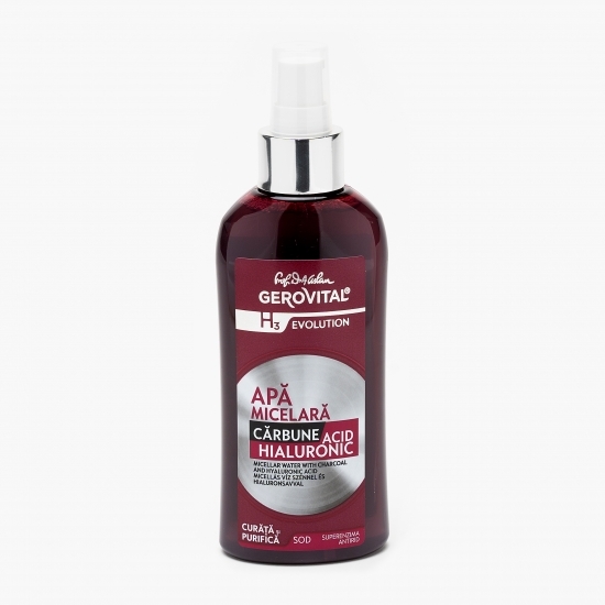 Apă micelară cu cărbune și acid hialuronic 150ml 