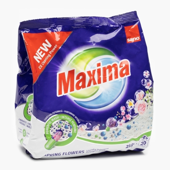 Detergent de rufe pudră Spring Flowers, 20 spălări, 2kg