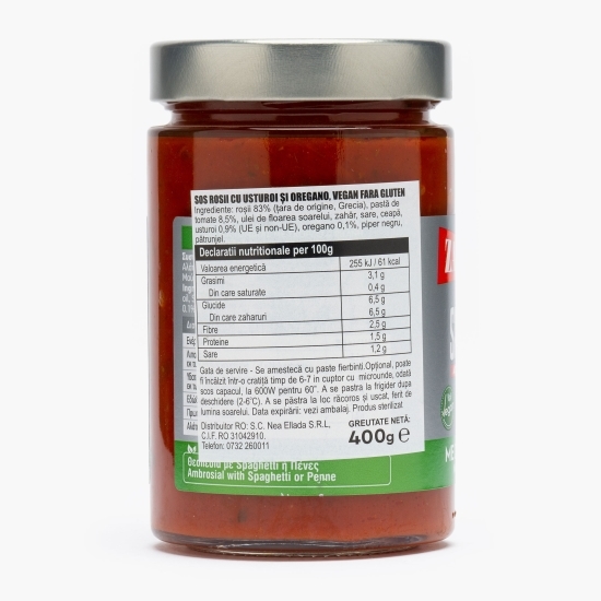 Sos de roșii cu usturoi și oregano 400g