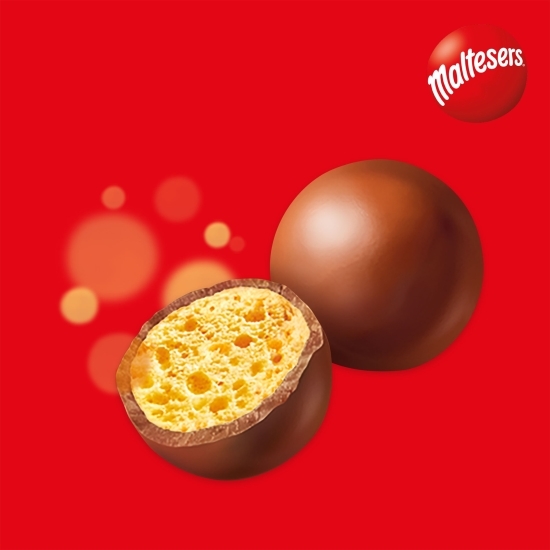 Bomboane de ciocolată cu miez ușor și crocant 68g
