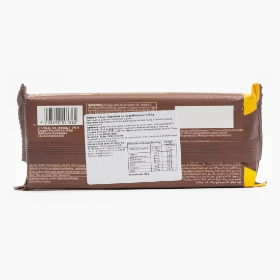 Napolitane cu cacao fără gluten 125g