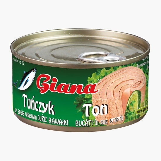 Ton bucăți în suc propriu 160g