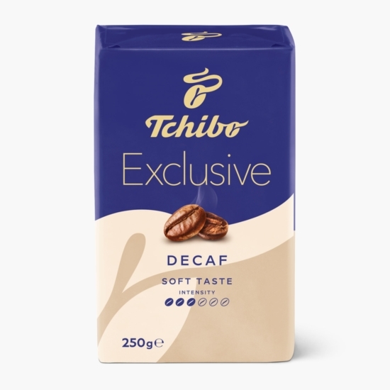 Exclusive Decaf 250g, cafea prăjită și măcinată decofeinizată 