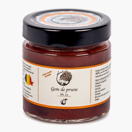 Gem de prune fără zahăr 240g