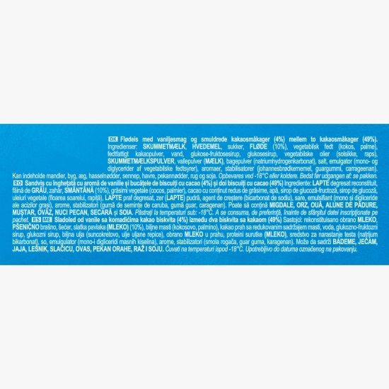Înghețată sandviș 110ml (66g)