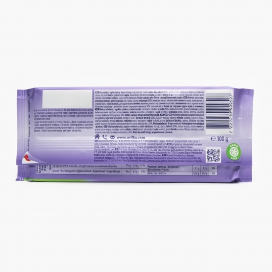 Ciocolată cu alune întregi 100g