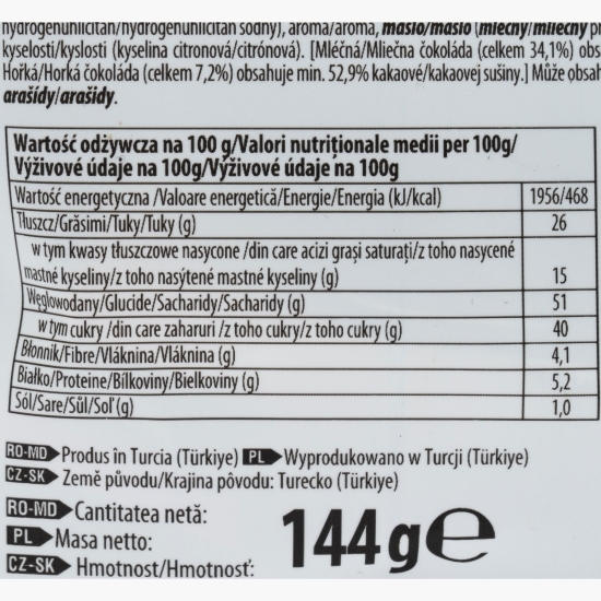Mini prăjituri cu glazură de ciocolată cu lapte 144g