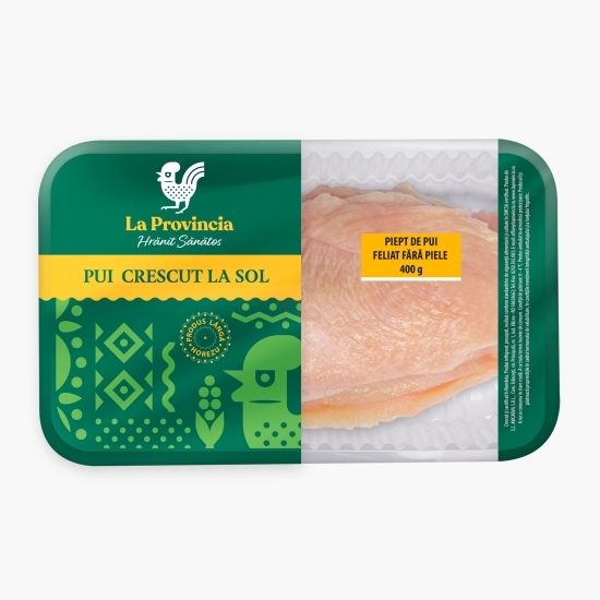 Piept de pui feliat fără piele 400g