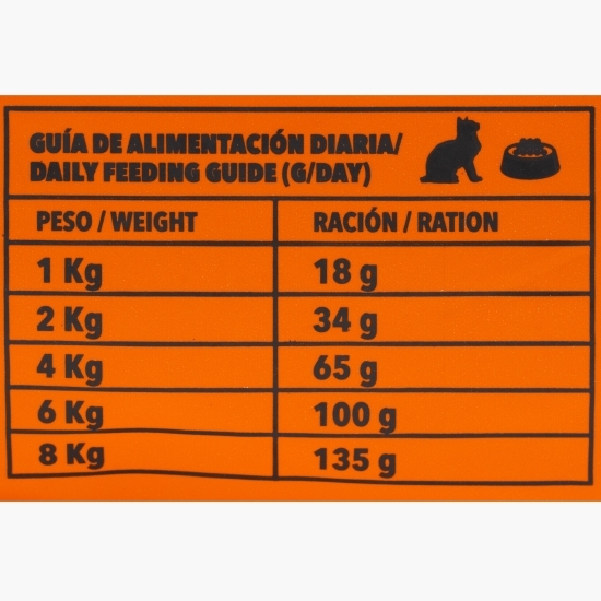 Hrană uscată pentru pisici adult, 1.5kg, somon&orez