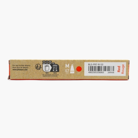 Set 3 rezerve pentru Roller Frixion 0.7mm, roșu 
