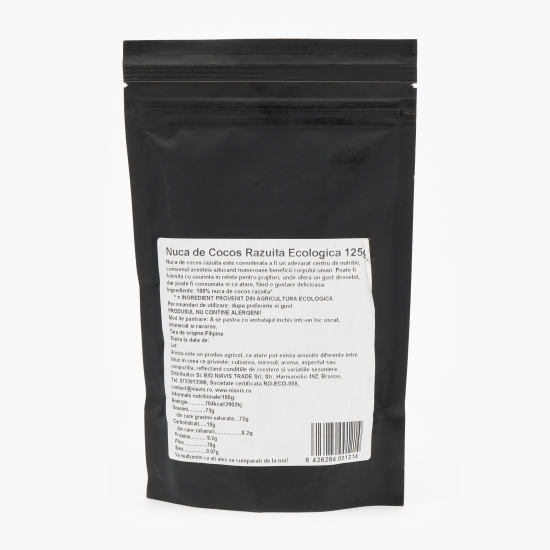 Nucă de cocos răzuită ecologică 125g