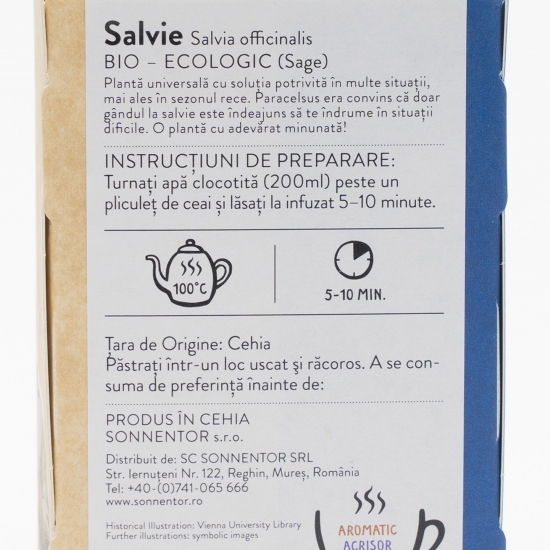 Ceai plante salvie eco 18 plicuri