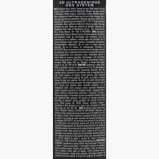 Deodorant spray pentru corp Game 150ml