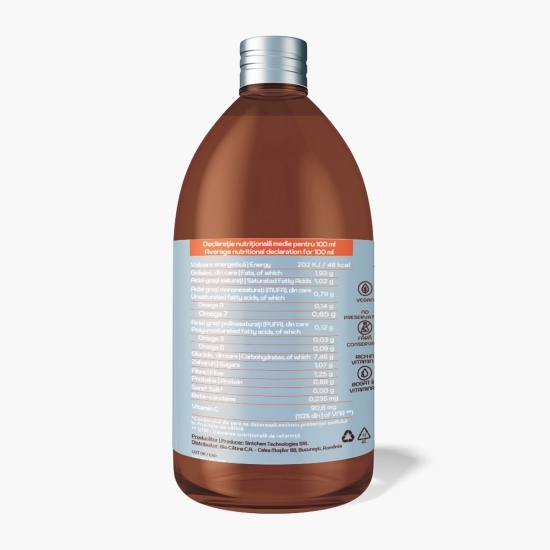 Suc de cătină eco 100% presat la rece 0.5l