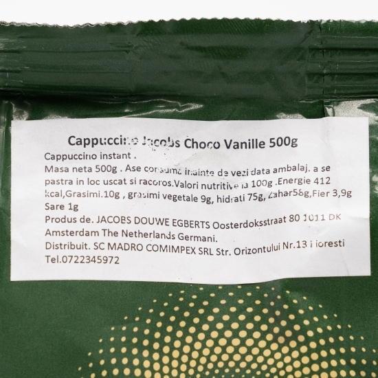 Milka Cappuccino Choco Vanille 500g
